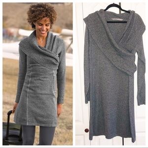 Athleta Sochi wool/cotton blend sweater dress